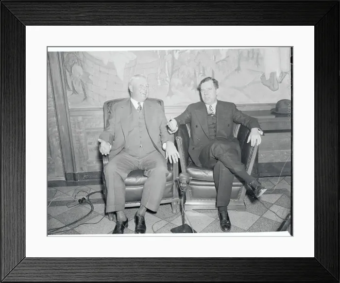 Framed Print : Oscar K. Allen and Huey Long Framed Print : Oscar K. Allen and Huey Long