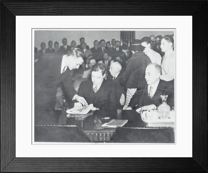 Framed Print : At Hearing Which Assassination Plot was Revealed Framed Print : At Hearing Which Assassination Plot was Revealed