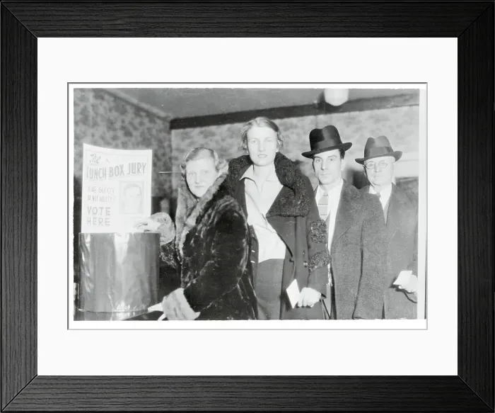 Framed Print : Lunch Box Jury Framed Print : Lunch Box Jury