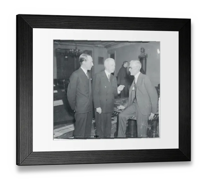 Framed Print : Francis Townsend Conversing with Others Framed Print : Francis Townsend Conversing with Others