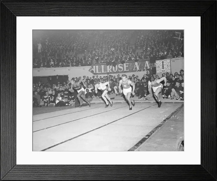 Framed Print : Racers in Track Action Framed Print : Racers in Track Action