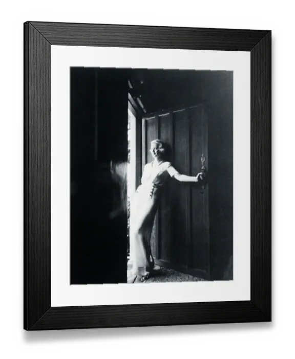 Framed Print : Portrait of American Screen Legend Bette Davis