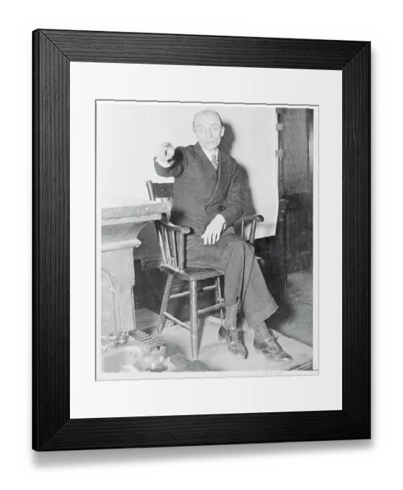 Framed Print : Louis Kiss Testifying on Witness Stand Framed Print : Louis Kiss Testifying on Witness Stand