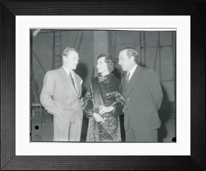 Framed Print : James Cagney Talking With Friends Framed Print : James Cagney Talking With Friends
