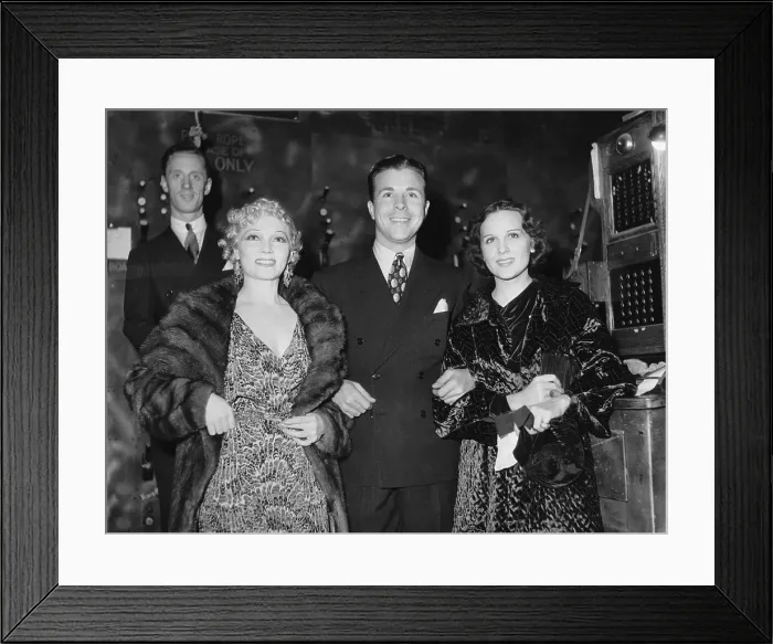 Framed Print : Portrait of Dick Powell With Colleagues Framed Print : Portrait of Dick Powell With Colleagues