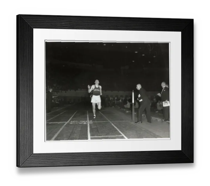 Framed Print : Ivan Fuqua Breaking the Tape in Race Framed Print : Ivan Fuqua Breaking the Tape in Race
