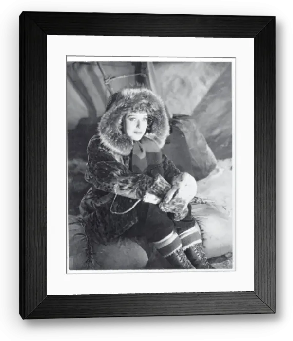 Framed Print : Loretta Young Wearing Clothes for Call of the Wild Framed Print : Loretta Young Wearing Clothes for Call of the Wild