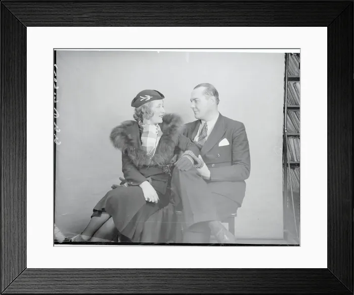 Framed Print : Mildred Harris Chaplin with William Fleckenstein Framed Print : Mildred Harris Chaplin with William Fleckenstein