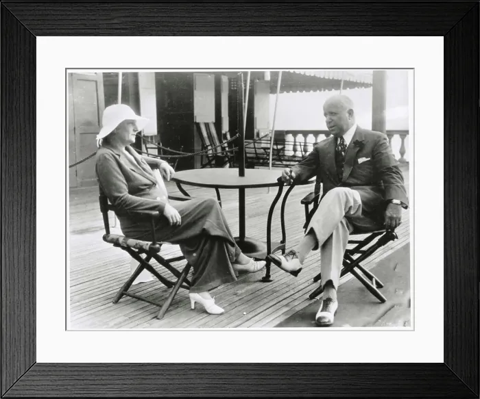 Framed Print : Otho Wathen and Wife Relaxing at Club Framed Print : Otho Wathen and Wife Relaxing at Club