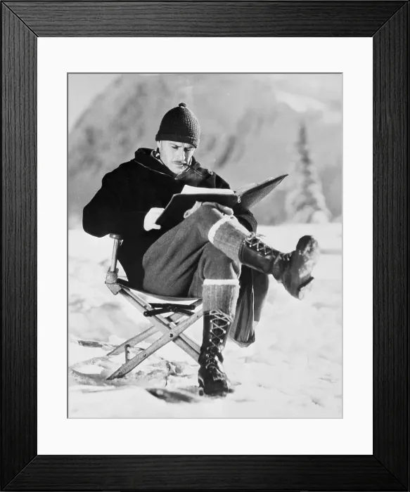 Framed Print : William Wellman on Location Framed Print : William Wellman on Location