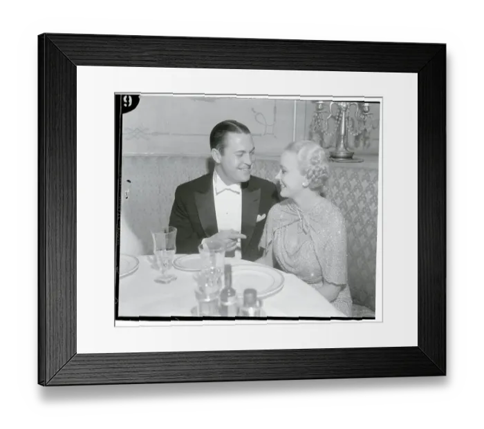 Framed Print : Portrait of Actor Chester Morris with His Wife Framed Print : Portrait of Actor Chester Morris with His Wife