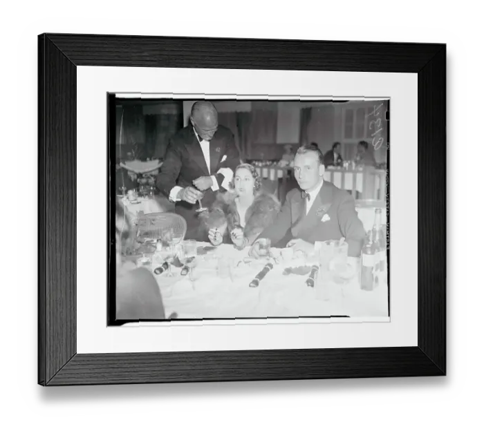 Framed Print : Portrait of Mary Munn and Frank Redoke Framed Print : Portrait of Mary Munn and Frank Redoke