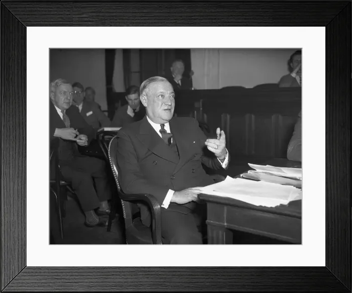 Framed Print : Robert F. Wagner Attending Governmental Finance Meeting Framed Print : Robert F. Wagner Attending Governmental Finance Meeting