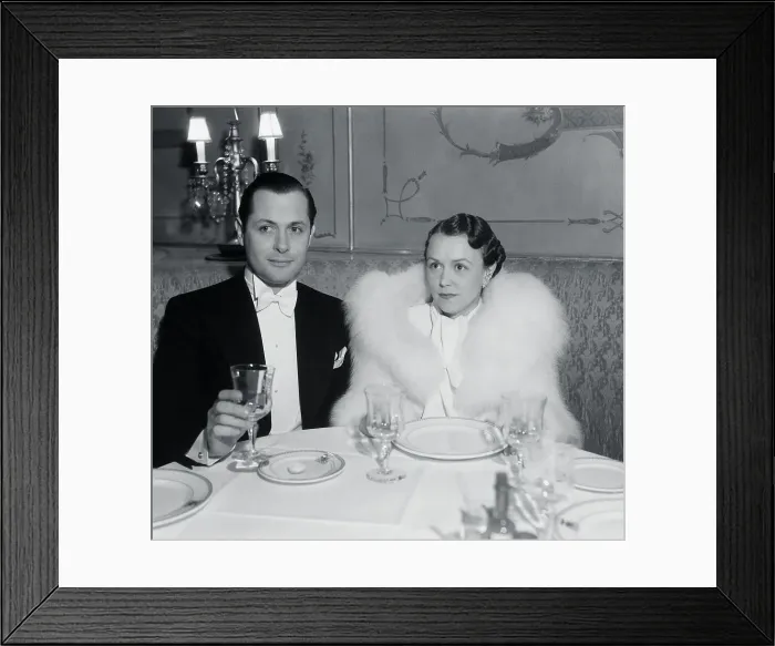 Framed Print : Portrait of Robert Montgomery with His Wife Framed Print : Portrait of Robert Montgomery with His Wife