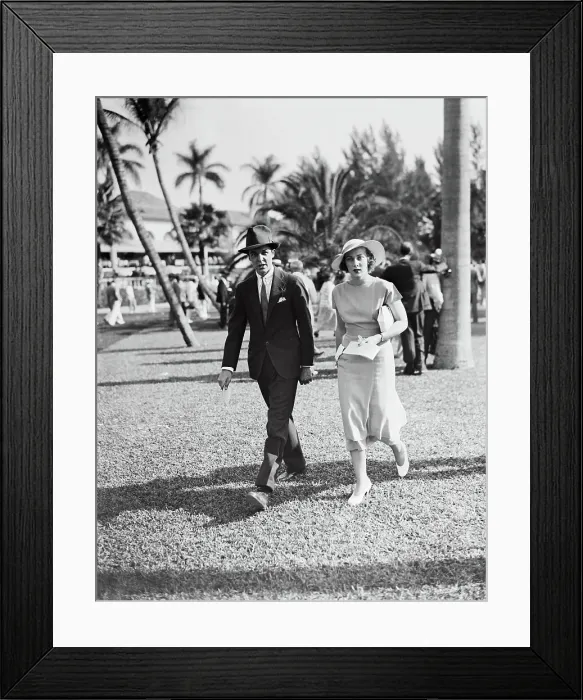Framed Print : Portrait of Alfred Vanderbilt and Dorothy Fell Framed Print : Portrait of Alfred Vanderbilt and Dorothy Fell