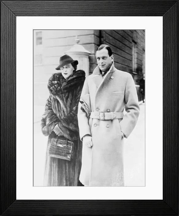 Framed Print : Duke and Duchess of Kent Walking Together Framed Print : Duke and Duchess of Kent Walking Together