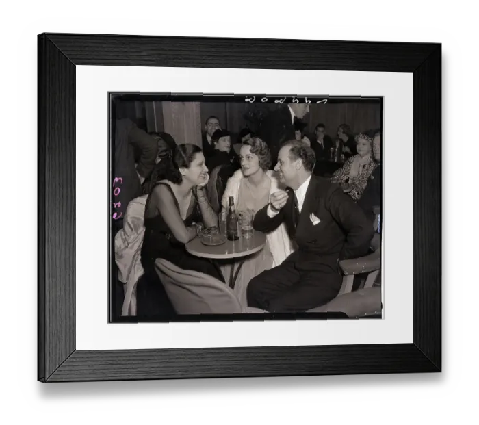 Framed Print : Kay Francis and Friends at the Trocadero Framed Print : Kay Francis and Friends at the Trocadero