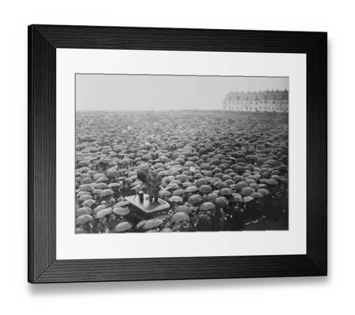 Framed Print : Germans Demonstrating Before Saar Plebiscite 1935 Framed Print : Germans Demonstrating Before Saar Plebiscite 1935