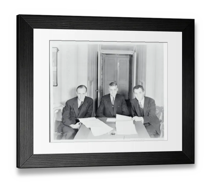 Framed Print : Baseball Officials Meeting for Season Planning Framed Print : Baseball Officials Meeting for Season Planning