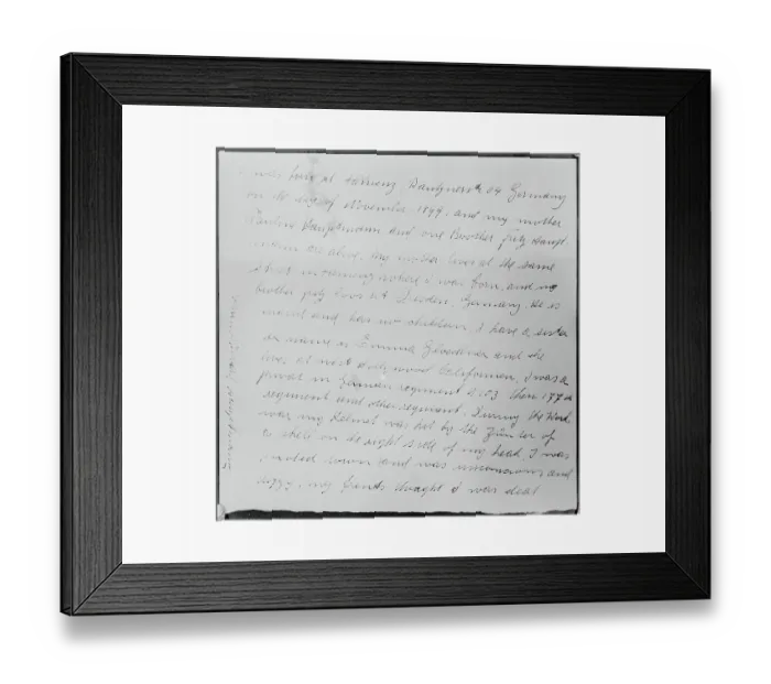 Framed Print : Bruno Hauptmann Self Autobiography Framed Print : Bruno Hauptmann Self Autobiography