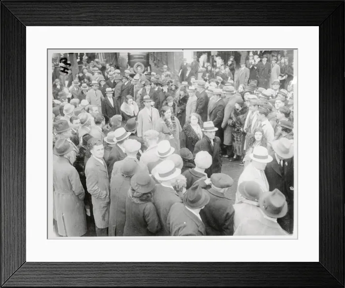 Framed Print : Jury Members Walking Towards Courthouse Framed Print : Jury Members Walking Towards Courthouse