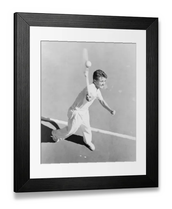Framed Print : Bryan M. Grant in Tennis Action Framed Print : Bryan M. Grant in Tennis Action