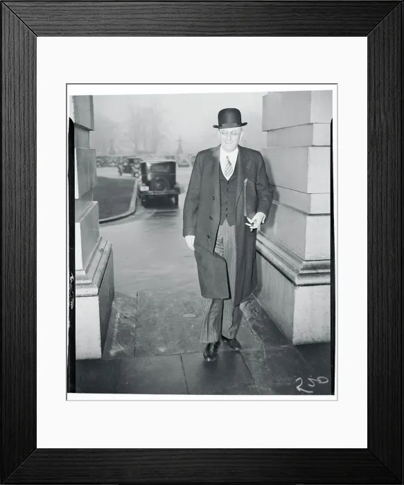 Framed Print : Homer Cummings Walking Up Court Steps Framed Print : Homer Cummings Walking Up Court Steps