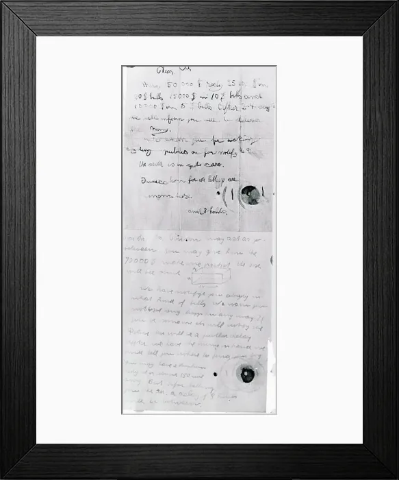 Framed Print : Evidence in Hauptmann Trial