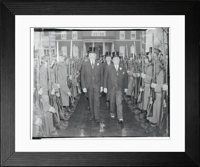 Framed Print : Former Governors Walking Together in Ceremonies Framed Print : Former Governors Walking Together in Ceremonies