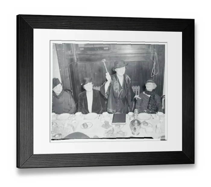 Framed Print : Political Wives Attending Luncheon Framed Print : Political Wives Attending Luncheon