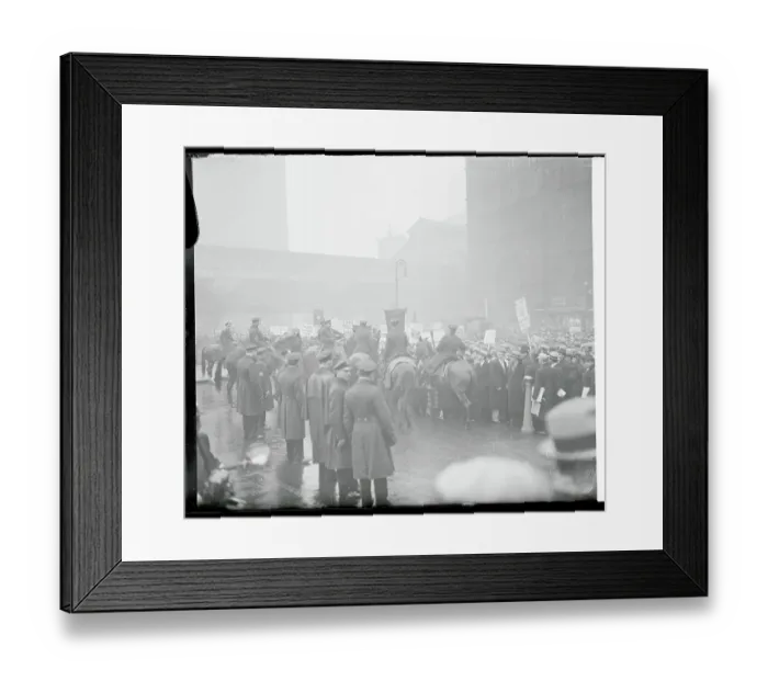 Framed Print : People Participating in a Demonstration Framed Print : People Participating in a Demonstration