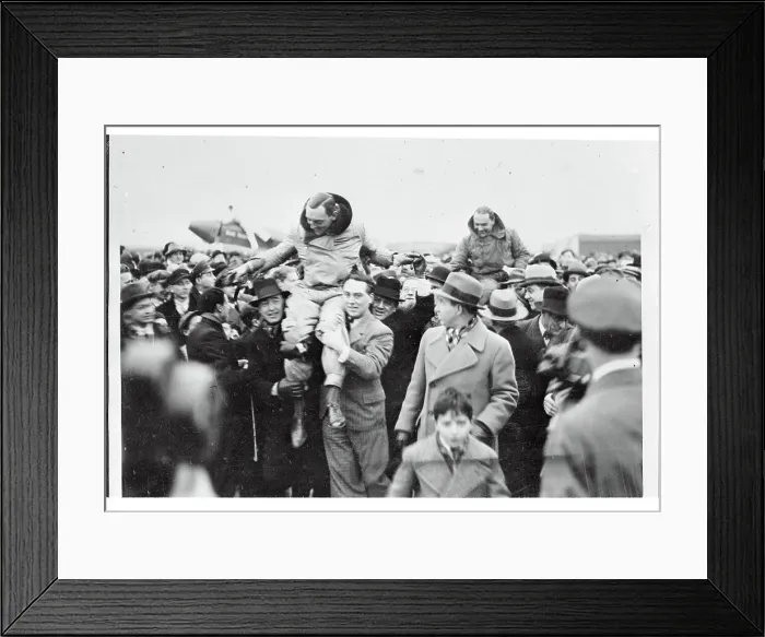 Framed Print : Congo Fliers Honored by Fans Framed Print : Congo Fliers Honored by Fans