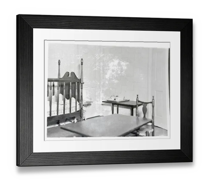Framed Print : View of Nursery in Charles Lindbergh Home