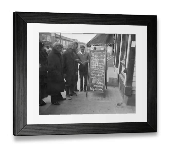 Framed Print : O'Hara's Restaurant's New Menu Framed Print : O'Hara's Restaurant's New Menu