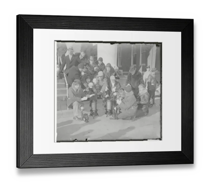 Framed Print : Reporters Outside Trial Framed Print : Reporters Outside Trial