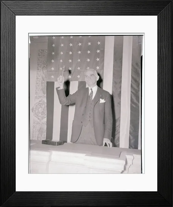 Framed Print : Portrait of Joseph W. Byrns Framed Print : Portrait of Joseph W. Byrns