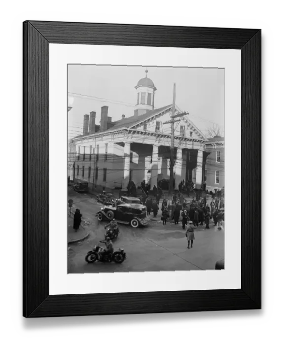 Framed Print : Hauptmann Trial Begins Framed Print : Hauptmann Trial Begins