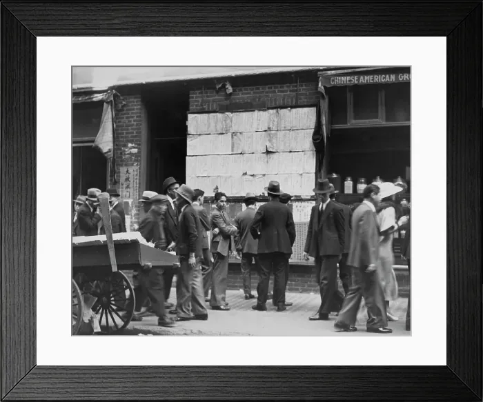 Framed Print : News In Chinatown Framed Print : News In Chinatown