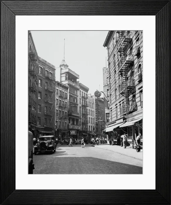 Framed Print : Mott Street Framed Print : Mott Street