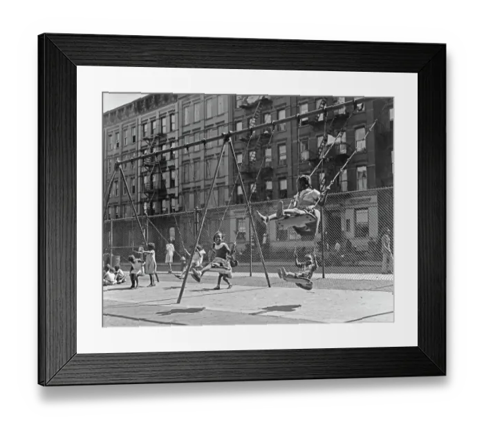 Framed Print : Harlem Playground, 1935 Framed Print : Harlem Playground, 1935