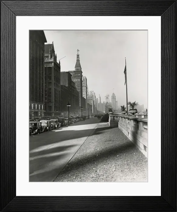 Framed Print : Michigan Boulevard, Chicago Framed Print : Michigan Boulevard, Chicago