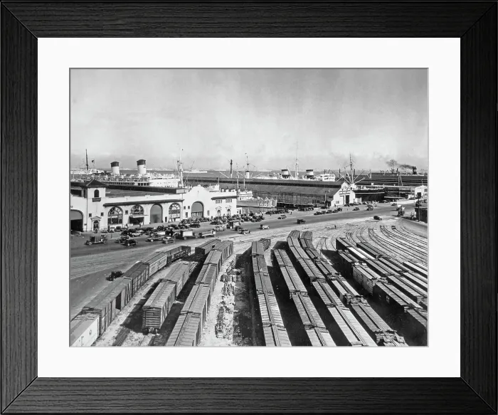 Framed Print : State Belt Railroad, San Francisco Framed Print : State Belt Railroad, San Francisco