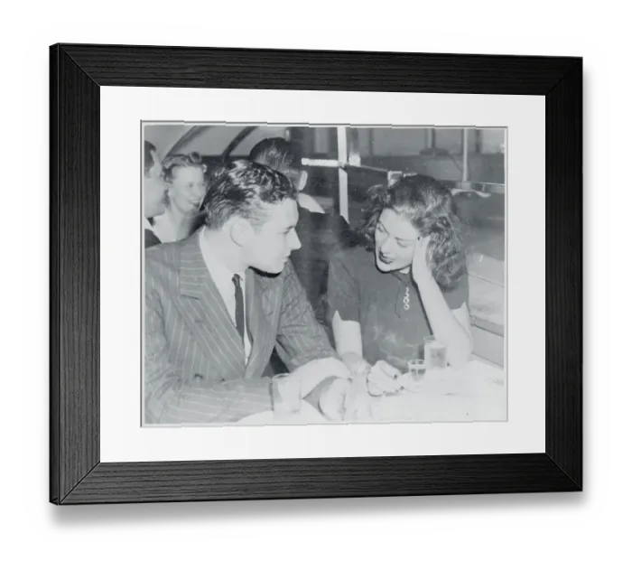 Framed Print : Lillian Roth Talking With Chad Ballard Framed Print : Lillian Roth Talking With Chad Ballard