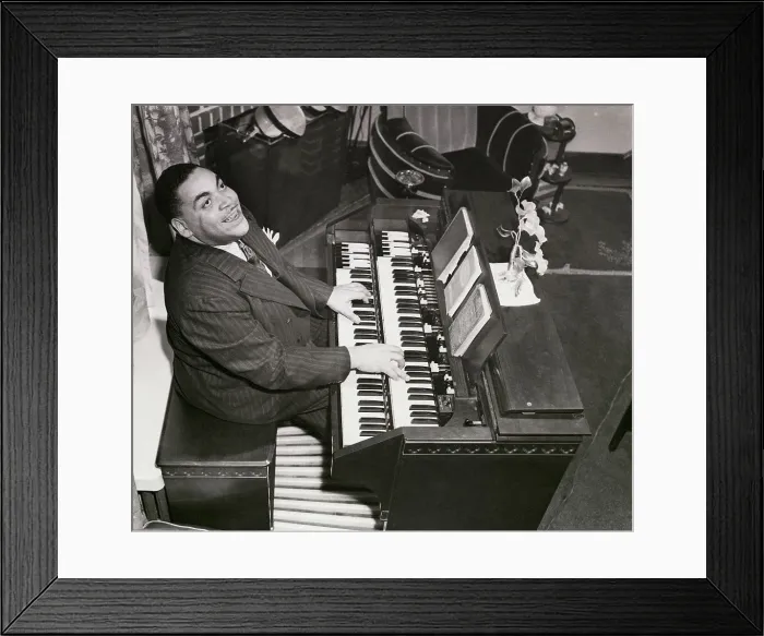 Framed Print : Fats Waller Playing Organ Framed Print : Fats Waller Playing Organ