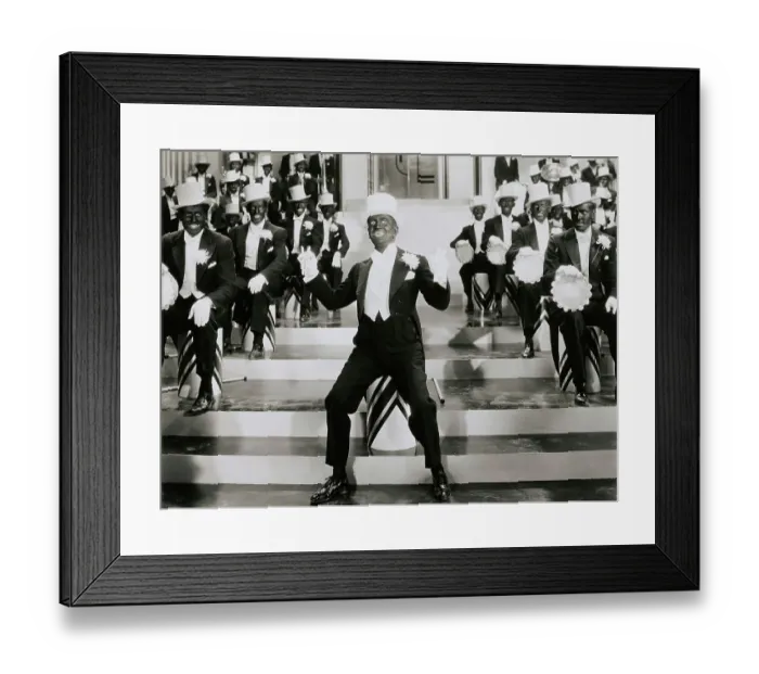 Framed Print : Actor Al Jolson Performing in Black Face Framed Print : Actor Al Jolson Performing in Black Face