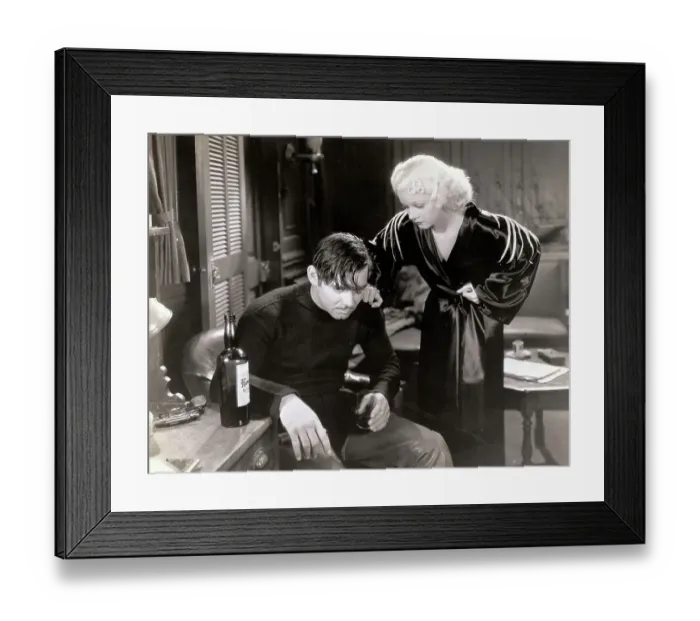 Framed Print : Clark Gable and Jean Harlow in China Seas Framed Print : Clark Gable and Jean Harlow in China Seas