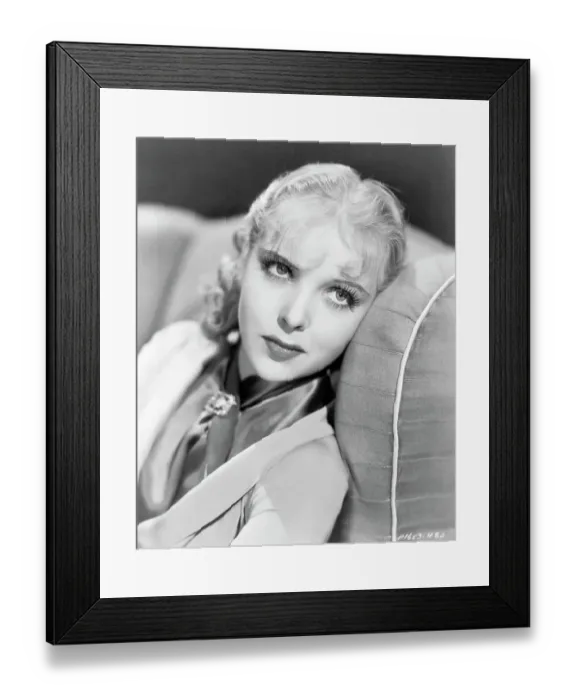 Framed Print : Publicity Shot of Ida Lupino in Chair Framed Print : Publicity Shot of Ida Lupino in Chair