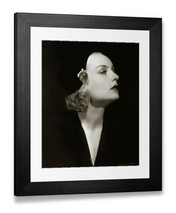 Framed Print : Portrait of Carole Lombard