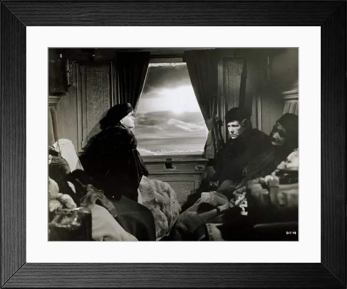 Framed Print : Actress Greta Garbo and Costars in Train Scene of Anna Karenina