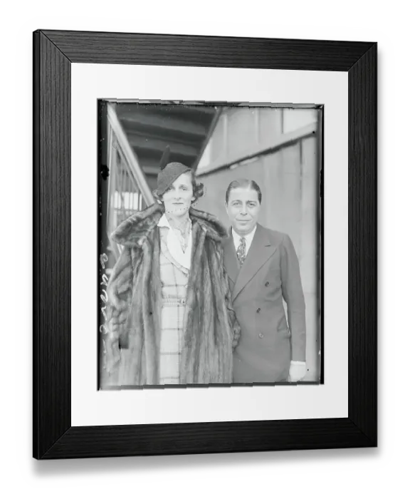 Framed Print : Socialites Mr. and Mrs. Adam Gimbel Framed Print : Socialites Mr. and Mrs. Adam Gimbel